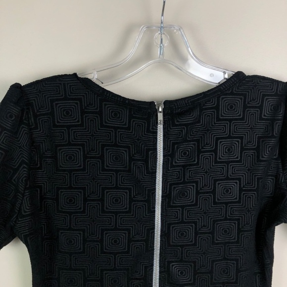 Lularoe black midi dress with pockets - Picture 5 of 5
